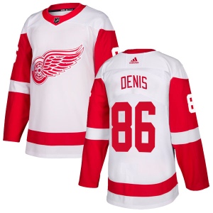 Men's Simon Denis Detroit Red Wings Authentic Jersey - White