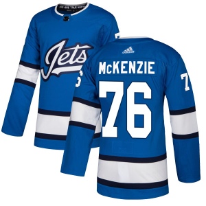 Men's Skyler McKenzie Winnipeg Jets Authentic Alternate Jersey - Blue