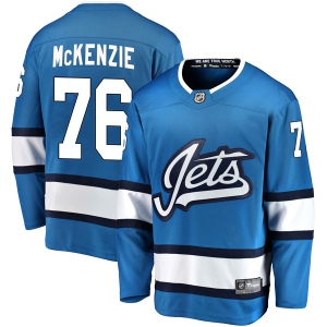 Men's Skyler McKenzie Winnipeg Jets Breakaway Alternate Jersey - Blue