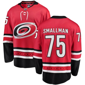 Men's Spencer Smallman Carolina Hurricanes Breakaway Home Jersey - Red