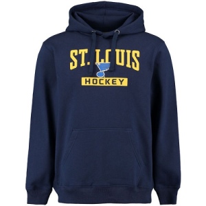 Men's St. Louis Blues Rinkside City Pride Pullover Hoodie - - Navy