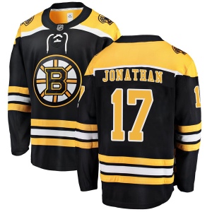 Men's Stan Jonathan Boston Bruins Breakaway Home Jersey - Black