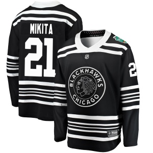 Men's Stan Mikita Chicago Blackhawks 2019 Winter Classic Breakaway Jersey - Black