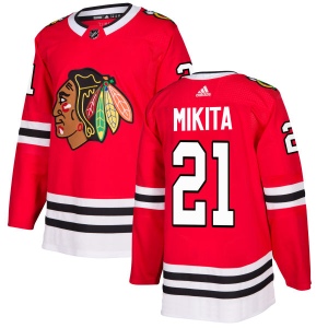 Men's Stan Mikita Chicago Blackhawks Authentic Jersey - Red