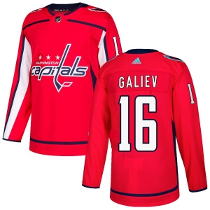 Men's Stanislav Galiev Washington Capitals Authentic Home Jersey - Red