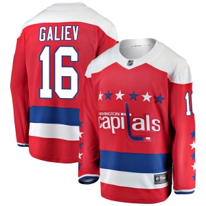 Men's Stanislav Galiev Washington Capitals Breakaway Alternate Jersey - Red