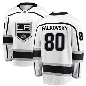 Men's Stepan Falkovsky Los Angeles Kings Breakaway Away Jersey - White