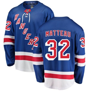 Men's Stephane Matteau New York Rangers Breakaway Home Jersey - Blue