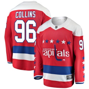 Men's Stephen Collins Washington Capitals Breakaway Alternate Jersey - Red