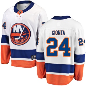 Men's Stephen Gionta New York Islanders Breakaway Away Jersey - White