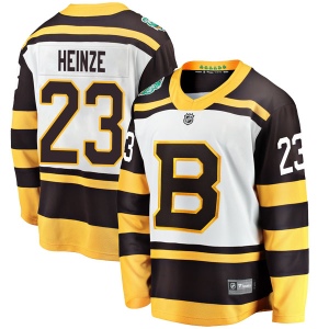 Men's Steve Heinze Boston Bruins 2019 Winter Classic Breakaway Jersey - White