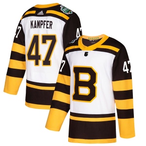 Men's Steve Kampfer Boston Bruins Authentic 2019 Winter Classic Jersey - White