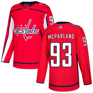 Men's Steve McParland Washington Capitals Authentic Home Jersey - Red