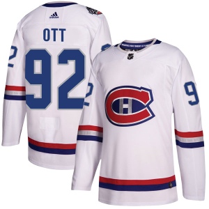 Men's Steve Ott Montreal Canadiens Authentic 2017 100 Classic Jersey - White