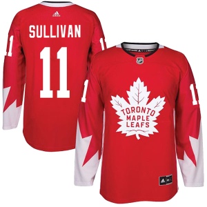 Men's Steve Sullivan Toronto Maple Leafs Authentic Alternate Jersey - Red