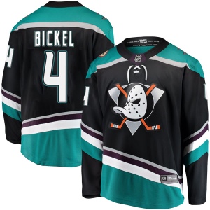 Men's Stu Bickel Anaheim Ducks Breakaway Alternate Jersey - Black