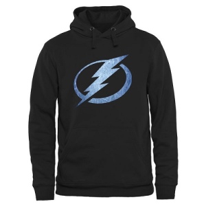 Men's Tampa Bay Lightning Rinkside Pond Hockey Pullover Hoodie - - Black