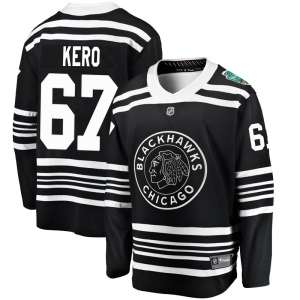 Men's Tanner Kero Chicago Blackhawks 2019 Winter Classic Breakaway Jersey - Black