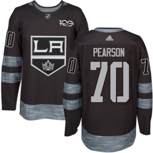 Men's Tanner Pearson Los Angeles Kings Authentic 1917-2017 100th Anniversary Jersey - Black