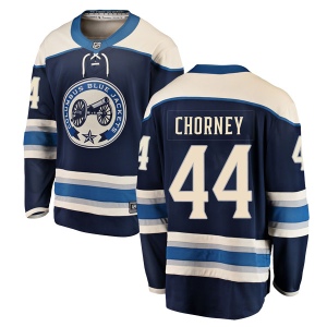 Men's Taylor Chorney Columbus Blue Jackets Breakaway Alternate Jersey - Blue