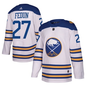 Men's Taylor Fedun Buffalo Sabres Authentic 2018 Winter Classic Jersey - White