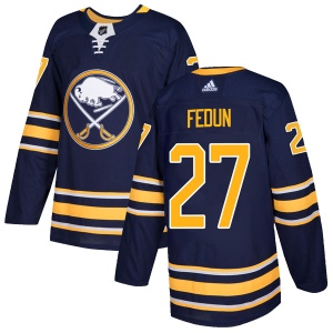 Men's Taylor Fedun Buffalo Sabres Authentic Home Jersey - Navy