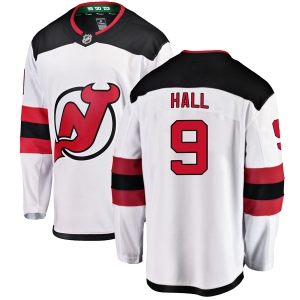 Men's Taylor Hall New Jersey Devils Breakaway Away Jersey - White