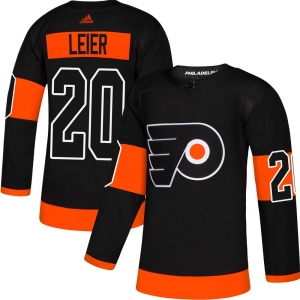 Men's Taylor Leier Philadelphia Flyers Authentic Alternate Jersey - Black