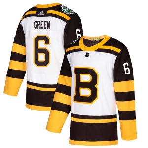 Men's Ted Green Boston Bruins Authentic 2019 Winter Classic Jersey - White