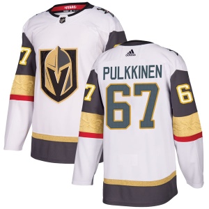 Men's Teemu Pulkkinen Vegas Golden Knights Authentic White Away Jersey - Gold