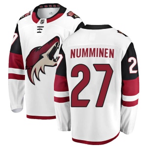 Men's Teppo Numminen Arizona Coyotes Authentic Away Jersey - White