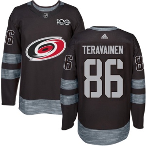 Men's Teuvo Teravainen Carolina Hurricanes Authentic 1917-2017 100th Anniversary Jersey - Black