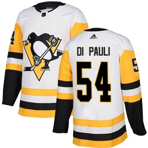 Men's Thomas Di Pauli Pittsburgh Penguins Authentic Away Jersey - White