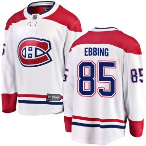 Men's Thomas Ebbing Montreal Canadiens Breakaway Away Jersey - White