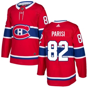 Men's Thomas Parisi Montreal Canadiens Authentic Home Jersey - Red