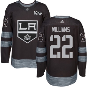 Men's Tiger Williams Los Angeles Kings Authentic 1917-2017 100th Anniversary Jersey - Black