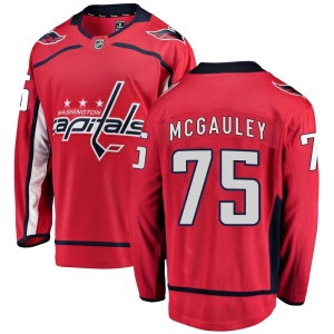 Men's Tim McGauley Washington Capitals Breakaway Home Jersey - Red