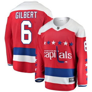 Men's Tom Gilbert Washington Capitals Breakaway Alternate Jersey - Red