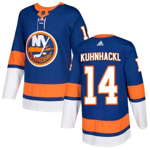 Men's Tom Kuhnhackl New York Islanders Authentic Home Jersey - Royal