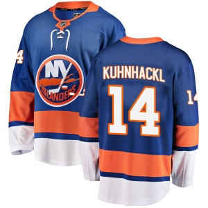 Men's Tom Kuhnhackl New York Islanders Breakaway Home Jersey - Blue