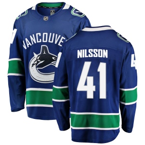 Men's Tom Nilsson Vancouver Canucks Breakaway Home Jersey - Blue