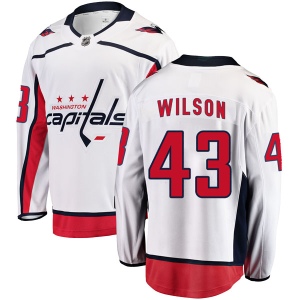 Men's Tom Wilson Washington Capitals Breakaway Away Jersey - White