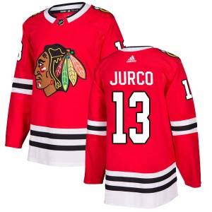 Men's Tomas Jurco Chicago Blackhawks Authentic Home Jersey - Red