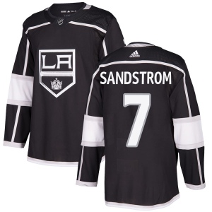 Men's Tomas Sandstrom Los Angeles Kings Authentic Home Jersey - Black