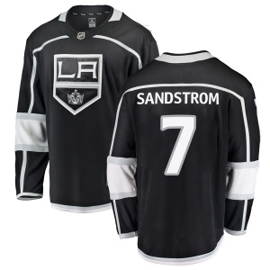 Men's Tomas Sandstrom Los Angeles Kings Breakaway Home Jersey - Black