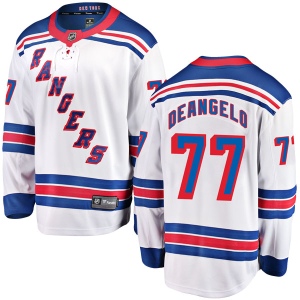 Men's Tony DeAngelo New York Rangers Breakaway Away Jersey - White