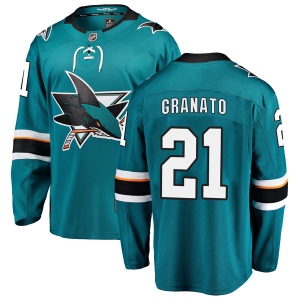 Men's Tony Granato San Jose Sharks Breakaway Home Jersey - Teal