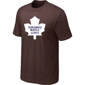 Men's Toronto Maple Leafs Big & Tall Logo T-Shirt - - Brown