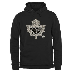 Men's Toronto Maple Leafs Rink Warrior Pullover Hoodie - Black