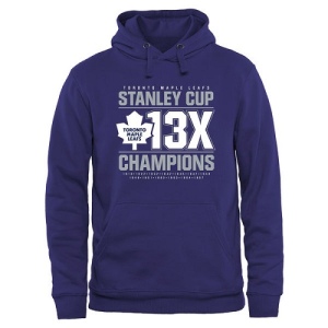 Men's Toronto Maple Leafs Rinkside Victor Pullover Hoodie - - Royal